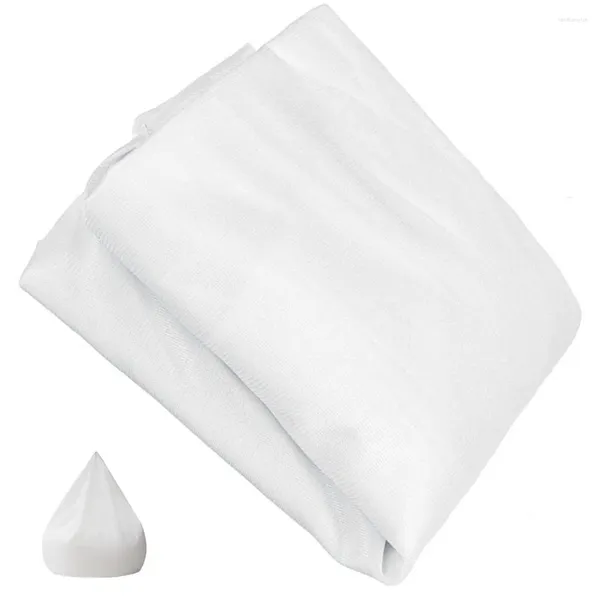 Coprisedia bianco, fodera per divano pigro, in tessuto, di ricambio, a maniche grandi, in tessuto, senza imbottitura