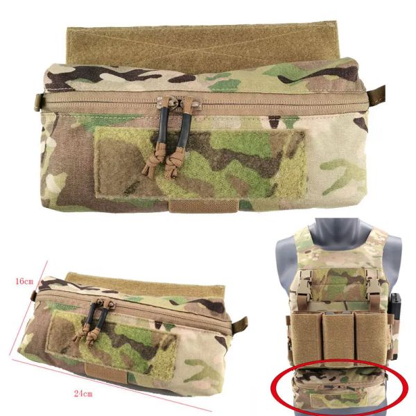 Taschen Taktische MK3 JPC AVs Brusthänge des Beutels Militär Airsoft Hanging Mini Bag Ausrüstung Jagd Weste Bauchzubehör Accessoires Bag