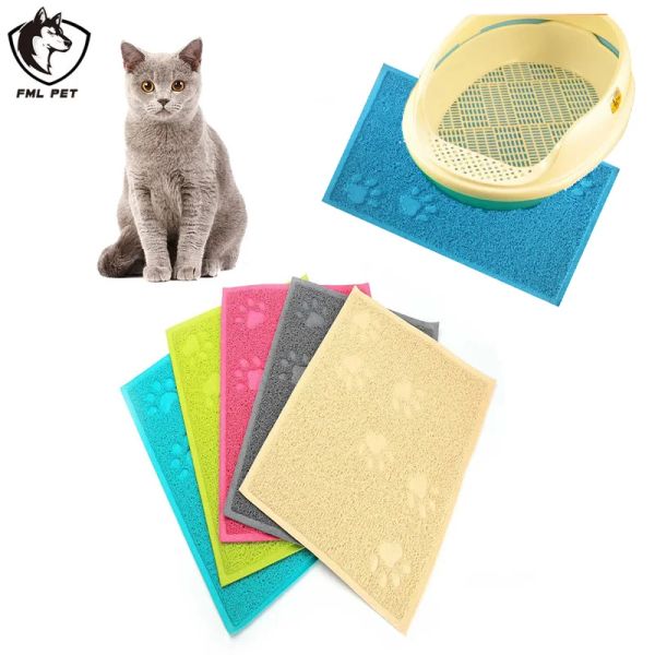 Repelentes fml suprimentos para animais de estimação gato caixa de areia esteira para gato cães pequenos tapete para gatos toalete anti derrapante fácil limpeza almofada de dormir alimentos