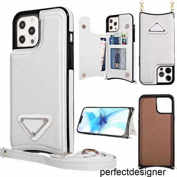 Designer de moda designer cartão carteira casos de telefone para iphone 14 13 12 11 pro max 14promax 14plus 14pro 13pro 12pro 11pro crossbody case CYG239077-3RM2I