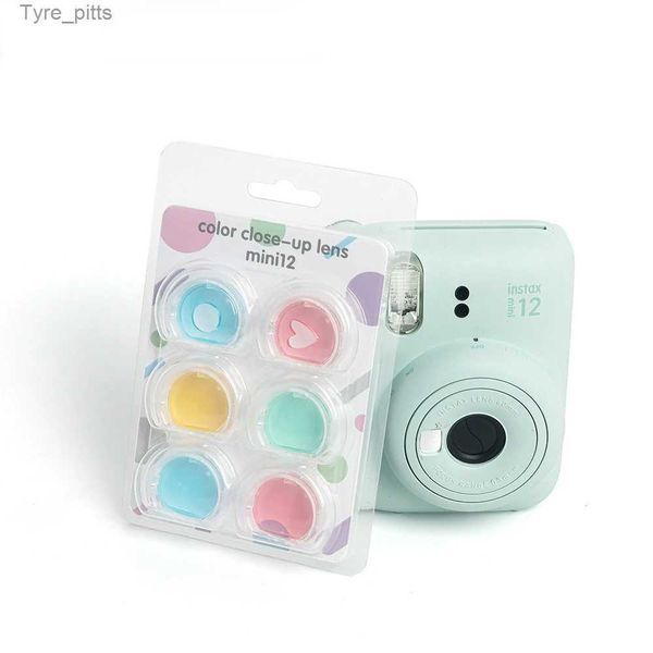 Filtri Nuovo filtro colorato obiettivo 4/6 per Fujifilm Instax Mini 12 Fotocamere a pellicola istantanea accessori per la fotografiaL2403
