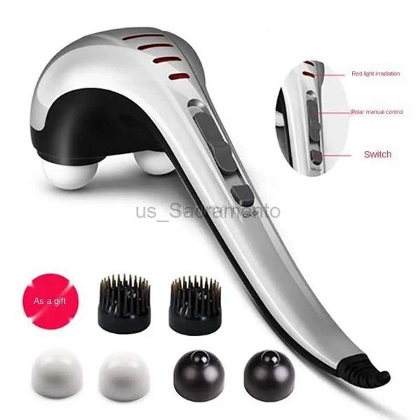 Massage Hals Kissenws Massager Stick Massage Hammer Hals Taille Hand gehalten Multifunktionskörper Klopfen Meridian Hammer Rückenmassage Hammer 240323