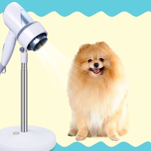 Secador pet scer titador de cabelo secador de piso suporte para cães helicóptero cães gato soprador de soprador de soprador de soporto para segredo de pelo perro