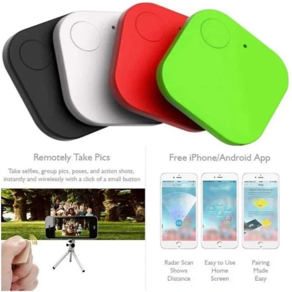 Mini localizzatore GPS Bluetooth Smart Dog Animali domestici Allarme anti-smarrimento Borsa per bambini senza fili Portafoglio Cerca chiavi Localizzatore di attività intelligenti Localizzatore