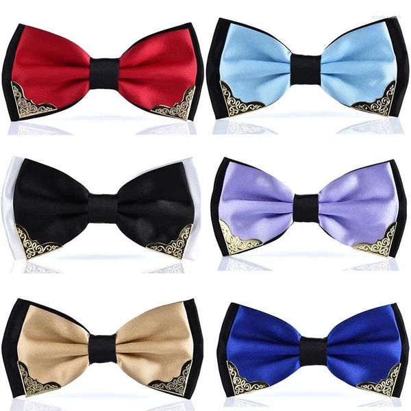 Fliegen Männer Krawatte Gefälschte Kragen Frauen Seide Schmetterling Bowtie Hochzeit Schwarz Rot Weihnachtsgeschenke Für Schule Zubehör