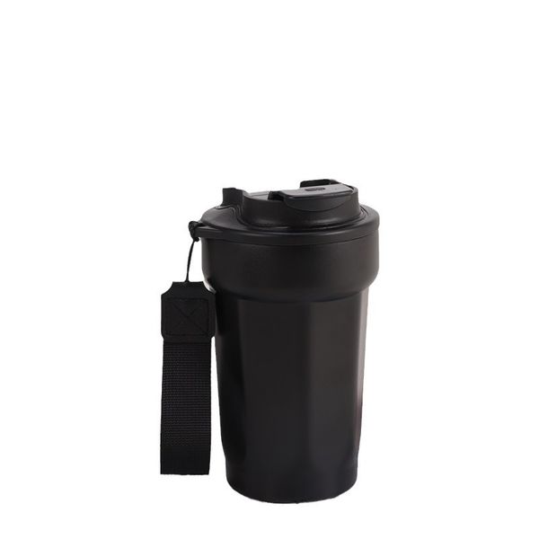 15-Unzen-Kaffeetasse, Autotasse, Edelstahl-Thermosflasche, 316 professioneller Innentank, wiederverwendbare, spritzwassergeschützte Kaffeetasse für Arbeit, Studium, Fitness (450 ml)