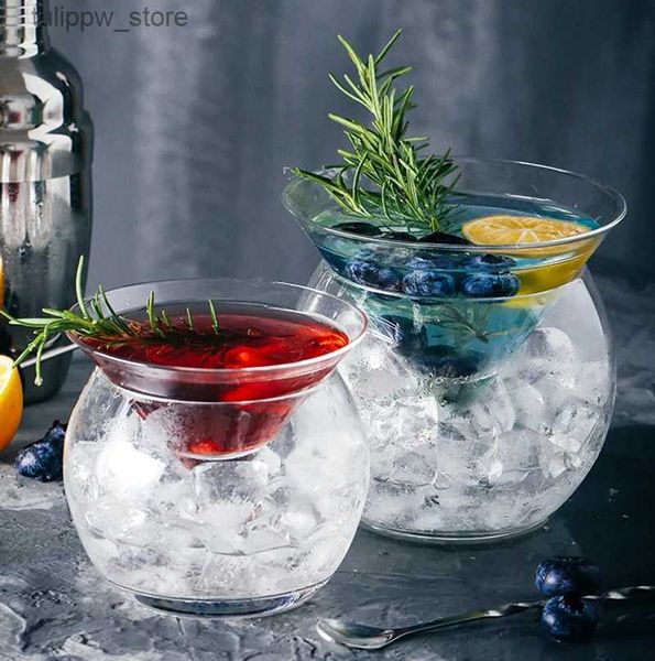 Weingläser, 4 Stück, Cocktailgläser, Martini-Glas, Saftglas, Trinkgeschirr, 4er-Set, Weinglas, Becher, Cocktail, Weinbecher, Bargeschirr, Heimdekoration, L240323