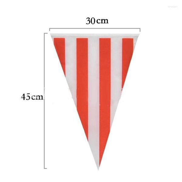 Dekorative Blumen, Kränze, Werbung, hängende Flaggen, gestreifte Wimpel, Verbot, 1 Satz 10/30 m rotes Seil für Ihren Zirkus-Karnevals-Thementeil Dhc0V