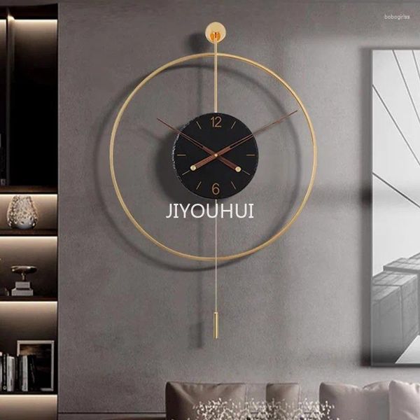 Meccanismo di movimento degli orologi da parete Arte unica Dipinti minimalisti Spedizione gratuita Vita moderna Reloj Pared Home Decor