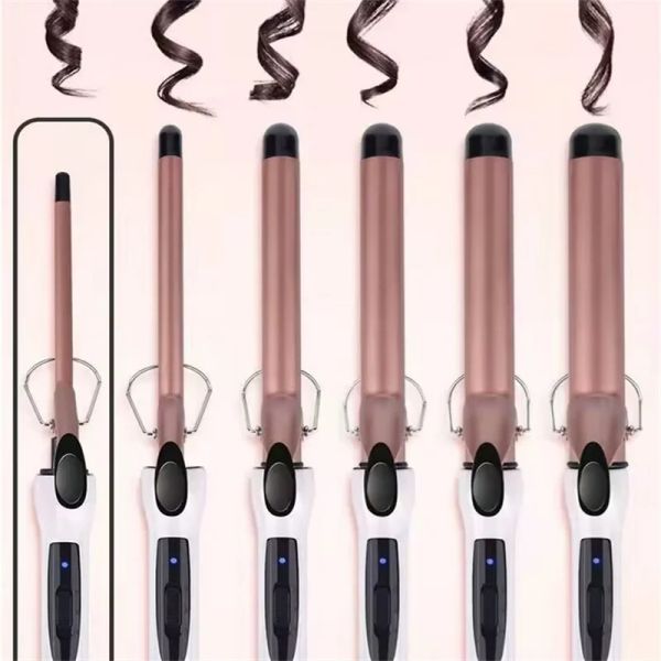 Eisen 1PC 9mm 13mm 22mm Professionelle Gold Elektrische Haar Curler Curling Eisen Haar Waver Birne Blume kegel Curling Zauberstab Styling Werkzeug 2 #