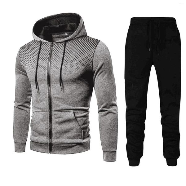 Tute da uomo invernali da uomo con cappuccio a pois con cappuccio e abbigliamento sportivo fitness costume da bagno cover up abiti per uomo ballo di fine anno