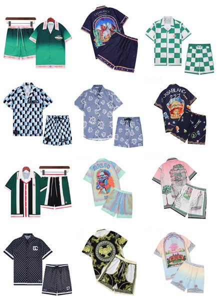 Casablanc-Hemd, Designer-Hemd, Herren-Hemden, lässig, atmungsaktiv, dünne Hemden, modisch, bequem, hochwertige T-Shirts, Shorts, China, Größe M-3XL