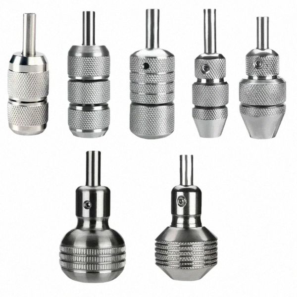 25mm Stainl Çelik Dövme Kavrama Metal Dövme Kendi Koku Tutucu Kalıcı Makyaj Aracı Aktarları Dövme Silah İpuçları T1V2#