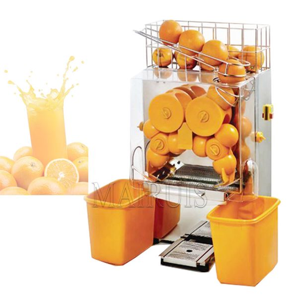 Máquina de suco de laranja espremedor de frutas cítricas extrator de suco de frutas 20 laranja/min prensa de suco comercial prensa de frutas