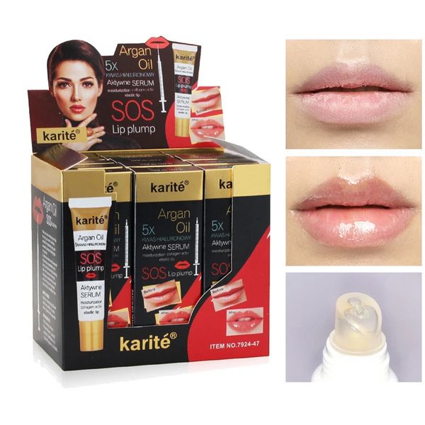 12pcsBox Lip Plumper Oil Gloss Set Volume Instantâneo Produtos de Maquiagem Atacado Cosméticos em Massa para Cuidados com os Lábios 240311