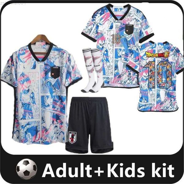 2023 2024 Japan Special Fan Player Soccer Jerseys 23 24 Cartoon ISAGI ATOM TSUBASA MINAMINO ASANO DOAN KUBO ITO Erwachsene Männer KIDS KIT Set Japanisches Fußballtrikot un A4PX