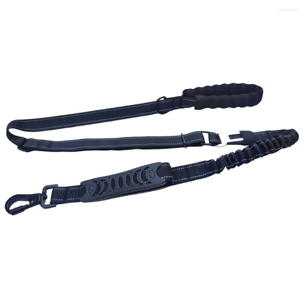 Hundehalsbänder Sicherheitsgurt Auto Hunde Sicherheitsgurt Geschirr Verstellbares Nylonseil Elastische reflektierende Leine Outdoor Walking Reisen