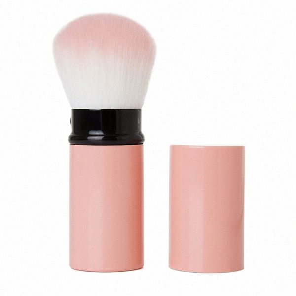 qualidade Portátil Mini Retrátil Blush Brush Soft Loose Powder Foundati Makeup Brush Multi Functial Nail Beauty Makeup Tool I2tJ #