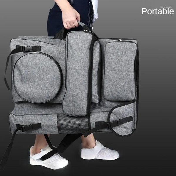 Mochila esboço arte pintura saco 4k à prova dwaterproof água grande capacidade engrossado sacos de transporte casa multifuncional ferramenta armazenamento mochilas