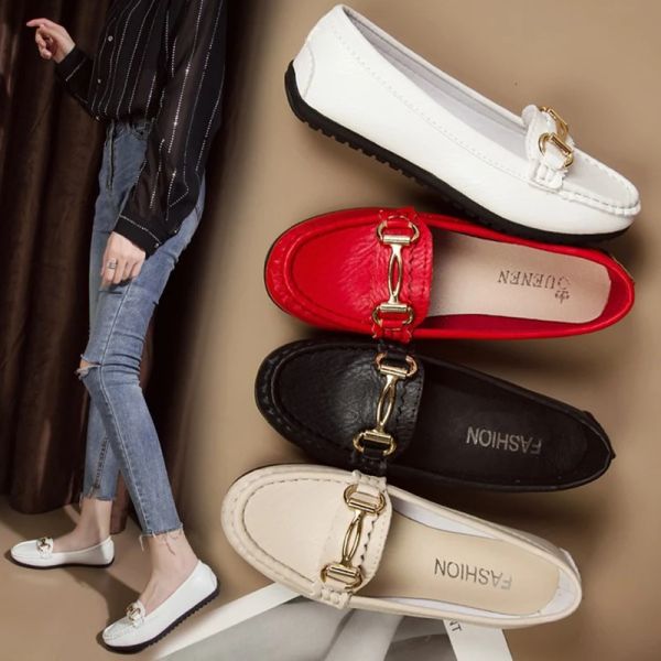 Bootsschuhe Frau Flats Square Zehen Frauen Moccasins flacher Mund Herumn Herbst lässige weibliche Sneakers Modis Kleid neue Bootsschwester Fall Fall