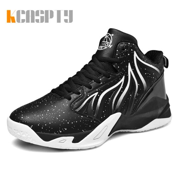 Stiefel Basketball -Sneaker Mann atmungsaktives Mesh Sports Schuhe Männer kissen hochsportschuhe männliche Paar großer Basketballschuh 3648