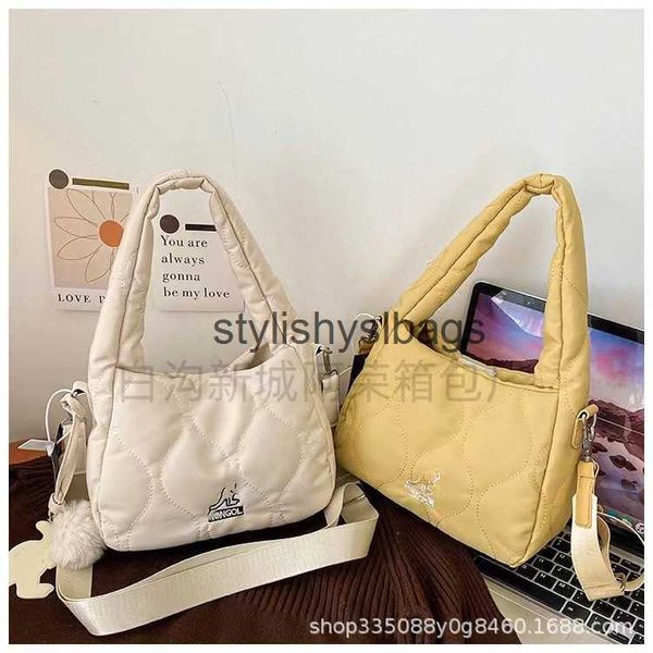 Borsa a mano Cross Body borsa a tracolla a canguro borsa a tracolla diagonale casual da uomo e da donna in cotone abbigliamento zaino da viaggio borsa sportiva H240328