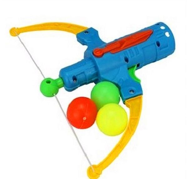 Outdoor Bogenschießen Kunststoff Tisch Sport Schleuder Kinder Disk Schießen Spielzeug Ball Geschenk Fliegen Tennis Jagd Bogen Pistole Junge Pfeil WmtHW Vqlcm