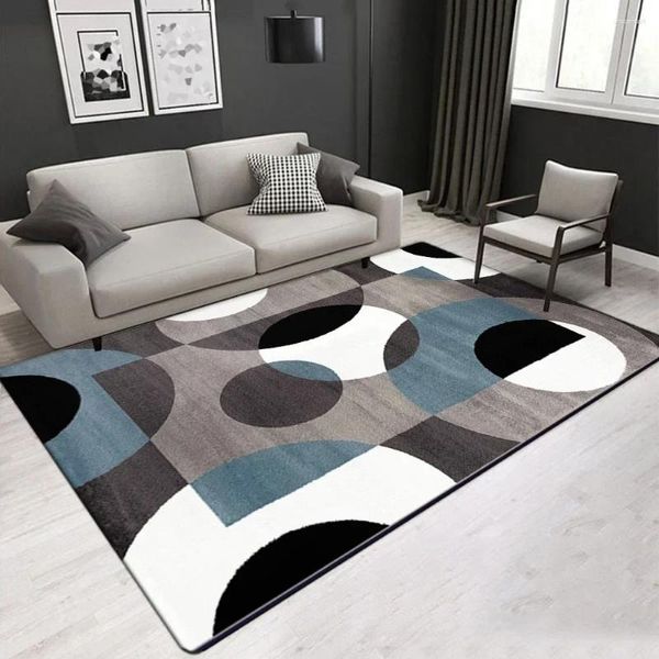 Teppiche 6804 Nordic Tie-Dye-Teppich Großhandel Plüschmatte Wohnzimmer Schlafzimmer Bettdecke Bodenkissen für Heimdekoration
