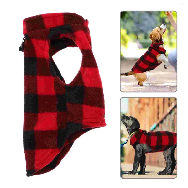 Cão vestuário cinto camisola casaco de inverno velo colete roupas para animais de estimação roupas para cães suprimentos sem mangas