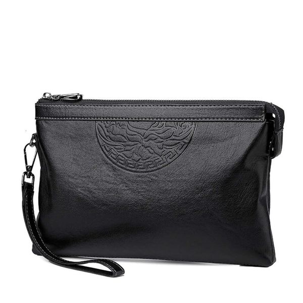 Baodi Kangaroo Mens Bolsa Envelope Bolsa Grande Capacidade Moda Casual