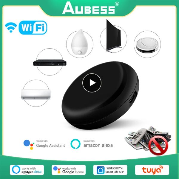 Controlla Tuya WiFi Telecomando IR Smart Home Controller remoto universale a infrarossi per condizionatore d'aria Funziona con Alexa Google Home