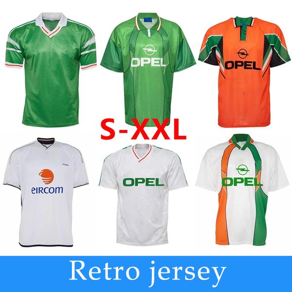 Retro-Trikot 1988 1990 1992 1994 1995 2002 Irland klassisches Vintage-Fußballtrikot Keane Aldridge Sheridan Spielertrikot