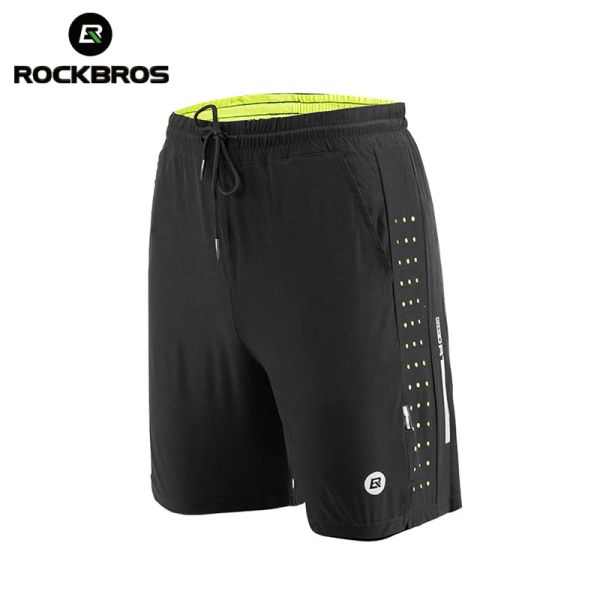 Pantaloncini ROCKBROS Pantaloncini da corsa Abbigliamento unisex Esercizio Pantaloncini da palestra Jogging Fitness Traspirante Ciclismo Sport all'aria aperta Attrezzatura da ciclismo