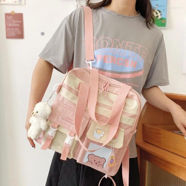 Zaino Moda Kawaii Ragazze Piccolo Bookbag Adolescenti Studente Zainetto Carino Donna Mini Zaino Borsa da viaggio a tracolla in nylon