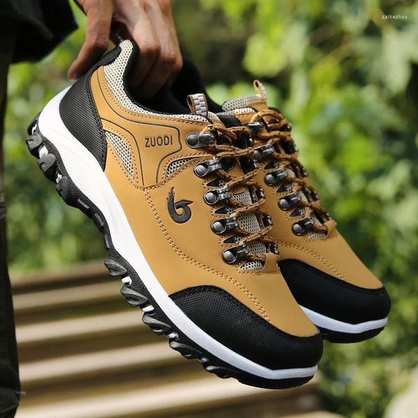 Scarpe casual da uomo di alta qualità da trekking all'aperto comode sneakers leggere impermeabili da arrampicata atletiche di grandi dimensioni 39-48