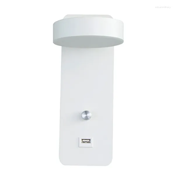 Lampada da parete BEAU-Lampade a LED per interni 9W dimmerabili con ricarica USB Camera da letto Soggiorno Illuminazione da comodino moderna nordica