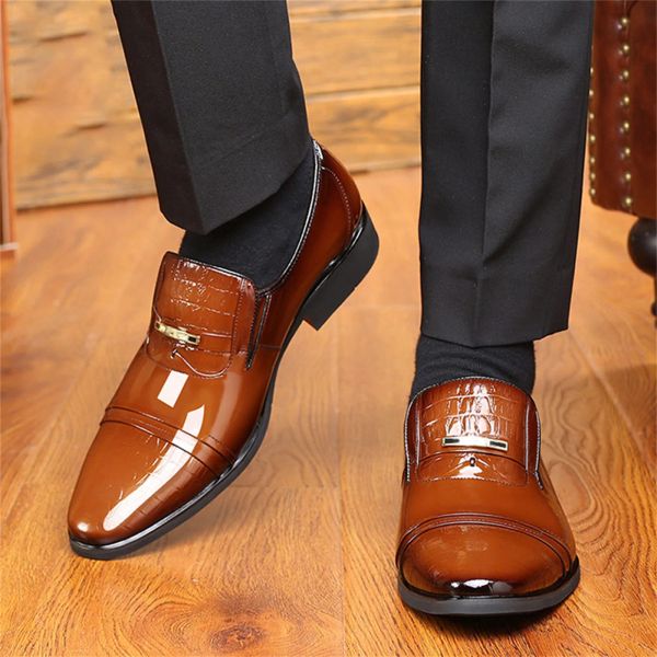 Stivali scivolano su uomini abiti scarpe uomini oxfords abiti da business uomo scarpe da uomo in pelle classica giacca da uomo scarpe da uomo zapatillas