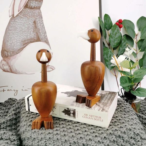 Figurine decorative Ornamenti per l'aquila Collezione di animali artigianali in legno Modello regalo
