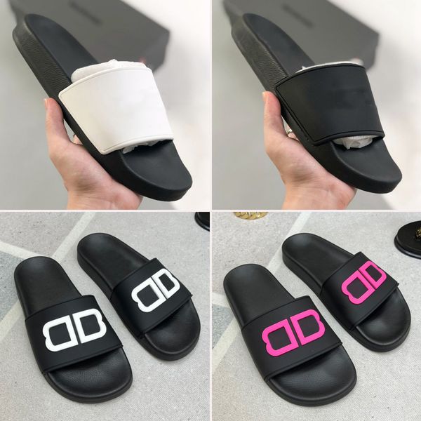 10a B Designer Sandalo suola in gomma Pantofola da uomo infradito Donna tacco piatto comfort Pantofole da spiaggia Scivolo Scarpa di lusso mocassino Ciabatte Sandali in pelle DHgate taglia 35-46