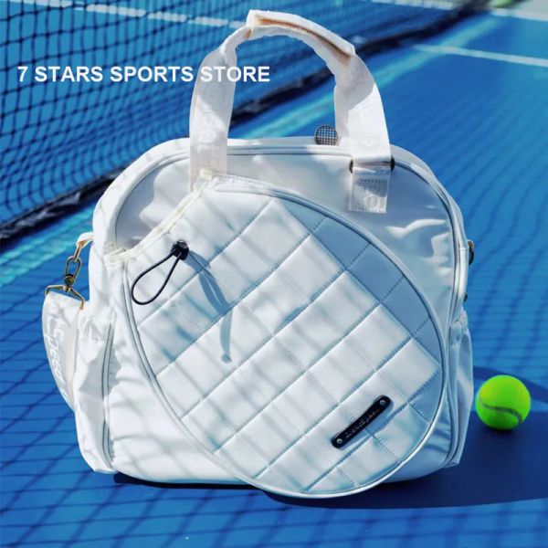 Bolsas de luxo de luxo Bolsa de tênis de luxo Branco de alta moda adulto 2pack Tennis Padel Squash Bolsa de fitness Sports Fitness Pilates Bolsa