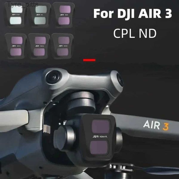 Filtros DJ Air 3 Filtro CPL Polarizador ND Dimming Filtro PTZ DJ Air 3 Acessórios para câmera de drone L2403