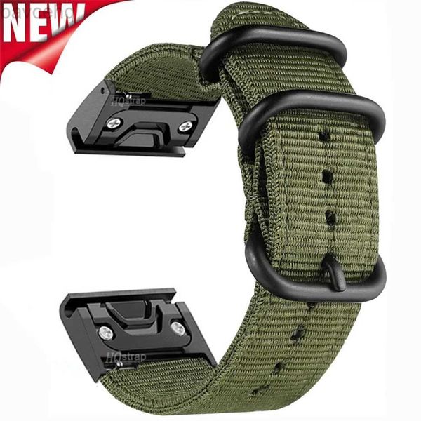 Uhrenarmbänder Canvas-Nylonarmband passend für Garmin Fenix 7 6X 6S 6 Pro 5X 5 5S 3HR Sportuhrenarmband passend für Garmin Band 22mm 26mm Armbandzubehör 24323