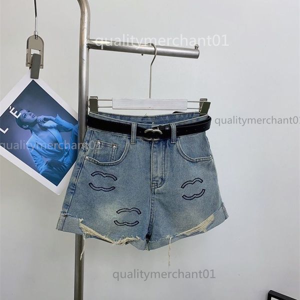 Atmungsaktive Sommer-Jeans für Damen, modische Persönlichkeit, coole Designer-Shorts für Mädchen, luxuriöse Damen-Kleidung, sportliche Laufhose, Strand, kürzere Hose, asiatische Größe