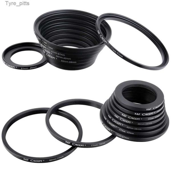 Altri filtri per obiettivi K F CONCEPT 18 set di anelli adattatori superiore e inferiore per filtro obiettivo della fotocamera 37-82mm 82-37mm per anello filtro fotocamera ND CPL UVL2403