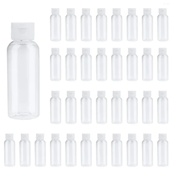 Bottiglie di stoccaggio 700PCS 10/20/30ml Viaggio Portatile Vuoto di Plastica Tappo di Vibrazione Bottiglia di Shampoo Cosmetico Lozione Liquido campione Dispenser Fiale