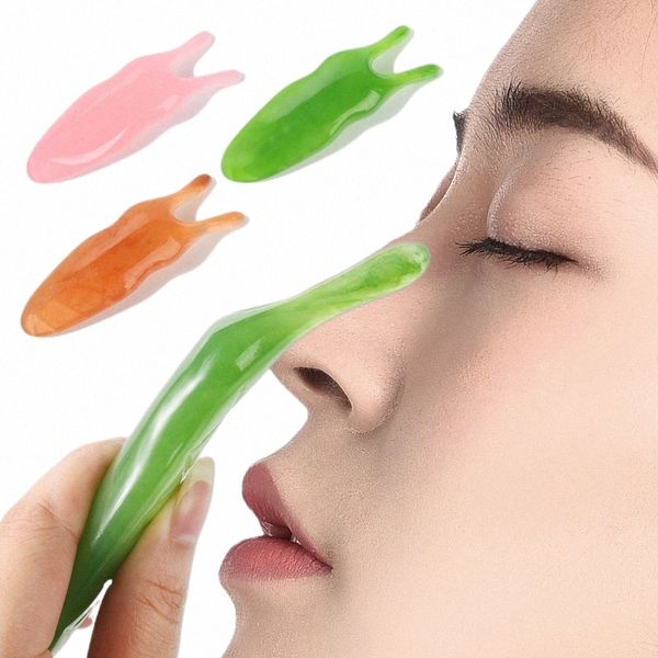 sdotter Resin Nose Massager Assist Blood Circulati para Trigger Point Apertando Nariz Beleza Gua Sha Accory Lifting Nose Bri H9zd #