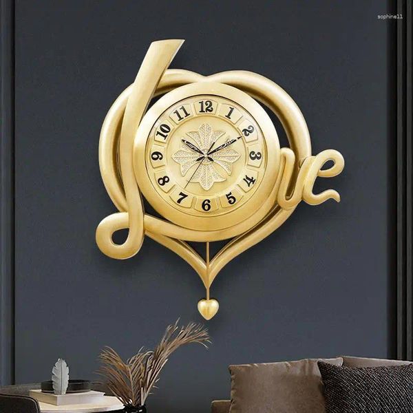 Wanduhren Digitales Wandbild Große dekorative Uhr Kreative Mode Nordische Ungewöhnliche Stilvolle Horloge Kunst AB50WC