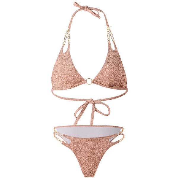 Heißer Verkauf Sexy Mini Kette Designer Badeanzug Luxus Bademode String Bikini Badeanzüge für Frauen Bikinis Bademode