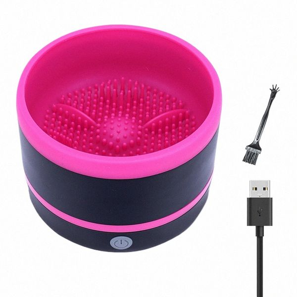 Elétrica Super-Fast Spinner Portátil Blender Cleanser Tool Maquiagem Escova Cleaner Máquina Automática USB-C Presentes para Mulheres Mãe Esposa W6tj #