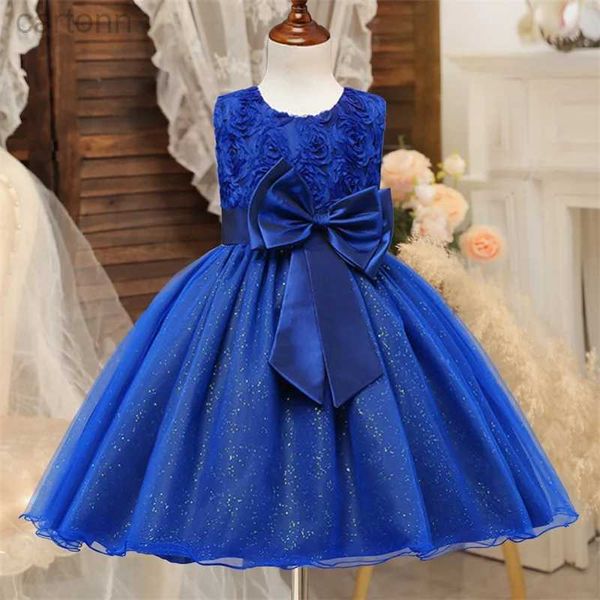 Abiti da ragazza Costume da principessa per bambina Costume da festa con paillettes per bambini Compleanno per bambini Tutu 3 4 5 6 7 8 anni Costume da matrimonio elegante 24323